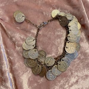 Beautiful coin bracelet